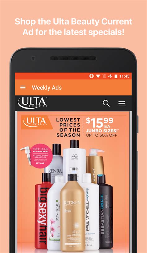 Ulta beauty app. Save On Shipping. Ulta has a flat rate shipping of $5.95. To get free standard shipping, you need to reach an order amount of over $50. They also put out free shipping codes from … 