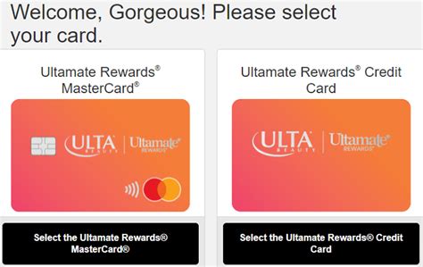 Welcome to Account Center . ... Make everyday a 2X points day with your Ulta Beauty Rewards™ Credit Card purchase 1. More Details Rewards Terms & …. 