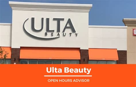 Ulta beauty hours tomorrow. Jun 16, 2022 · Ulta Beauty hours. Most Ulta stores in the United States have the same opening hours, between 10 a.m. and 7 p.m., Monday through Saturday. The schedule is more modified on Sundays when the time interval is between 11.00Am and 6.00Pm hours. Take care on holidays because Ulta’s opening hours can be others or closed. 
