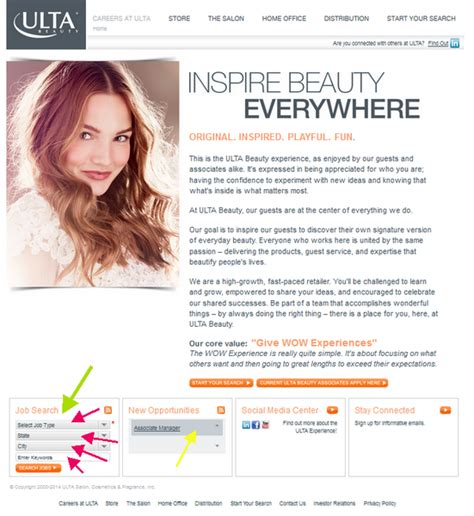 Ulta career application. 11 Ulta Beauty jobs available in Indianapolis, IN on Indeed.com. Apply to Operations Manager, Beauty Consultant, Stylist Assistant and more! 
