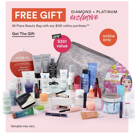 Ulta free gift. Free Gift With Purchase Offers At Ulta Beauty. Essie Free Mini Nail Strengthener. Shop now, these are only available while supplies last. SKIP TO MAIN SKIP TO FOOTER. Free standard shipping on any $35 purchase ... Free Gift with purchase. 29 colors. Essie Pinks Nail Polish (8,189) $10.00 . Free Gift with purchase. 36 … 