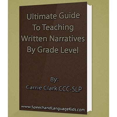 Ultimate Guide to Teaching Written Narratives by Grade Level Speech