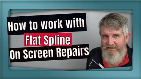 Ultimate How To Use Flat Spline For Screen Repair - YouTube