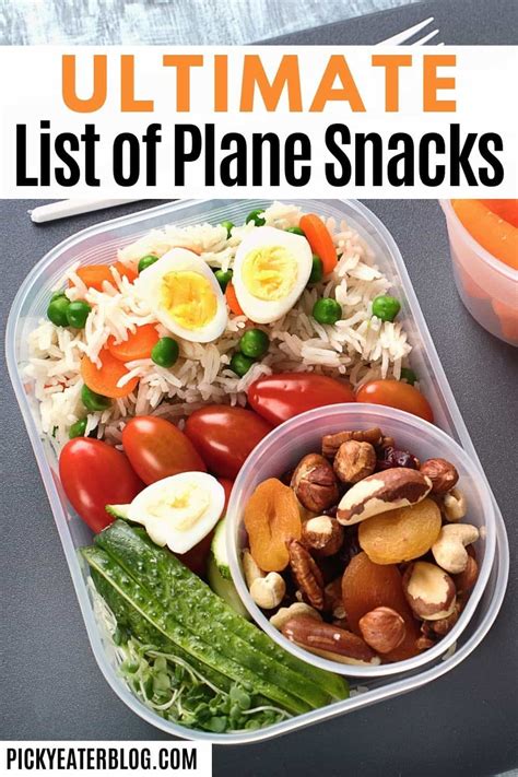 Ultimate List of Plane Snacks for Long Flights The …