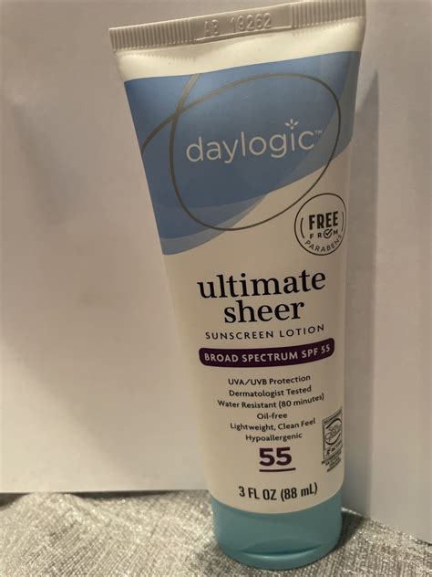 Ultimate Sheer Sunscreen SPF 30 Daylogic: Details from the …