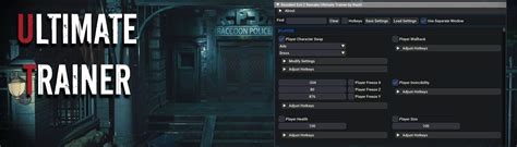 Ultimate Trainer For Resident Evil 2 Remake File Mod Db