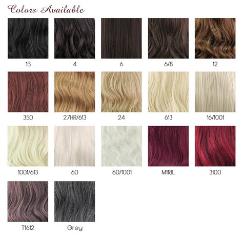 Ultimate Wig Colors Chart for a Stunning Transformation