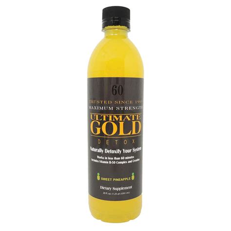 Ultimate Gold Detox Drink 20 oz. $ 19.95 $ 17.96. Ultimate Gold detox drink is a human body cleanse product with potency to remove toxins in less than one hour and help people pass drug tests. Use coupon MEDSIGNALS for a special discount! Buy Ultimate Gold Detox. SKU: GOLD-DETOX Category: Detox Drinks for Drug Test Tag: Ultimate Gold.. 