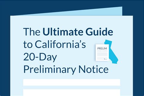 Ultimate guide to californias preliminary notice. - Absolute beginner s guide to c greg perry.