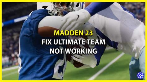 Ultimate team madden 23 not working. Dec 12, 2022 · Field Passes. As mentioned above, the one and only way that you will be able to ascend levels within MUT is through gaining XP within those various field passes, so it’s best to get acquainted with how they work. Once you’ve accumulated the required XP to progress a level, you’ll receive a level reward and these will usually be unique at ... 