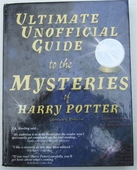 Ultimate unofficial guide to the mysteries of harry potter. - Manuali di formazione in materia di ospitalità.