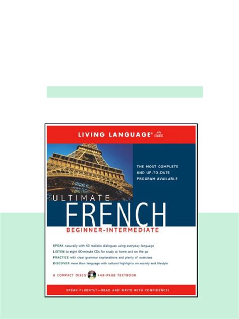 Read Online Ultimate French Beginnerintermediate Coursebook By Living Language