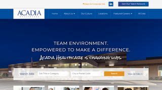 Acadia Healthcare, Inc ... ....