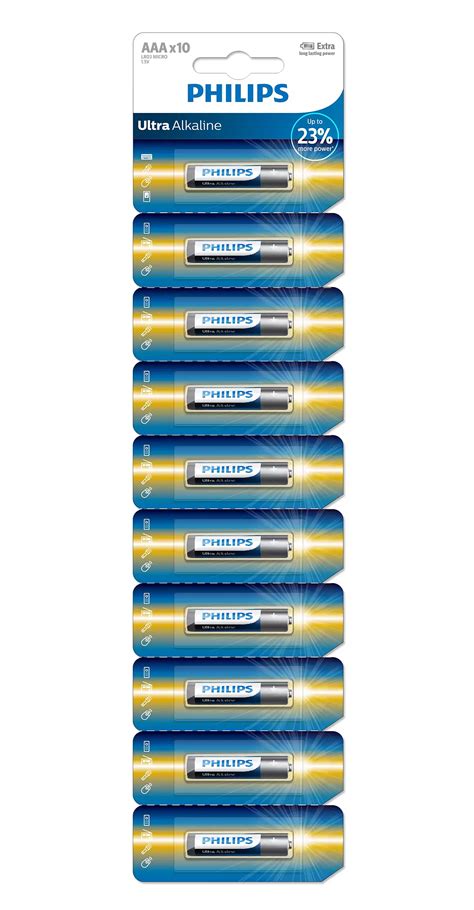 Ultra Alkaline Battery LR03E10TS/97 Philips