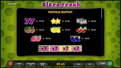 Ultra Fresh  игровой автомат Endorphina