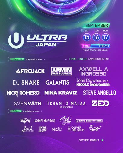 Ultra Japan 18 開催 日本におけるedm人気の立役者が5周年 コラム Cinra Net