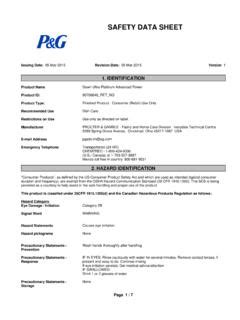 Ultra Shine Platinum SAFETY DATA SHEET