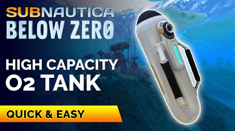 Ultra high capacity tank subnautica below zero. Im pretty far into the game and I’m tired of having to carry 2 regular o2 tanks just to go below 200m. If anyone knows where about the high capacity is please tell me. I’ve also got blueprints for the ultra high capacity and the booster tank, which both require the aforementioned high capacity tank. 
