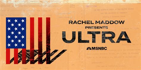 Ultra maddow blog. Rachel Maddow announces the release of Episode 4 of her new podcast series Rachel Maddow Presents: Ultra, and offers some basic instruction on what it means to find and follow a podcast. 