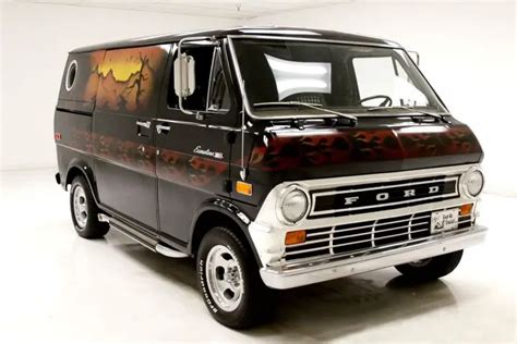 Ultra-Low Mile Custom 1974 Ford Econoline Van For Sale