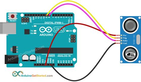 Ultrasonic sensor arduino range.  Arduino's pins can generate a 10-microsecond pulse and measur...