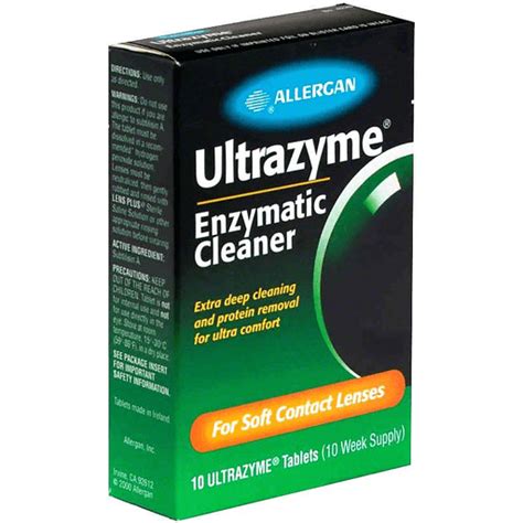 Ultrazyme Enzymatic Contact Lens Cleaner