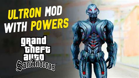 Ultron With Super Powers Mod for GTA San Andreas in Hindi Urdu