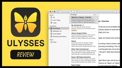 Ulysses app. Includes a free 14-day trial, then ongoing use requires a $4.99/month subscription. Also available with other apps on Setapp from $9.99/month. Ulysses is my favorite writing app. For me, it feels nicer to write in than other apps, and keeps me writing longer. A large part of the appeal for me is how modern and streamlined it feels. 