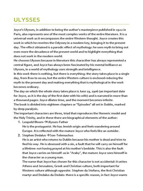 Ulysses full text copy and paste