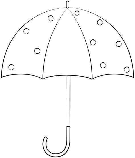 Umbrella Template Free Printable