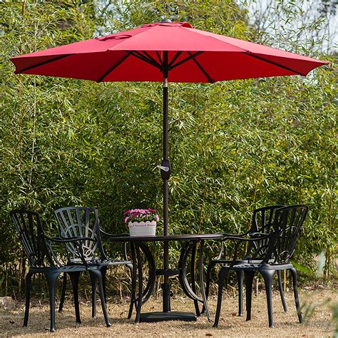 Umbrella walmart patio. Product details. On bright days, you’ve got it made in the shade with HOMETRENDS 7.5 ft. Round Market Patio Umbrella. It’s crafted with durable, fade-resistant … 
