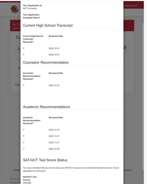 Umd application status.  View history of payments filed via this system.  Th...