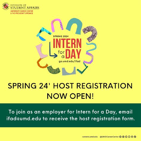 The link will take you to the registration page for the Spring Career & Internship Fair Add to Calendar All UMD students are welcome to attend the 2023 Spring Career & Internship fair, an annual event showcasing local, regional, and national employers all seeking to hire Terps for full-time, part-time jobs and …. 