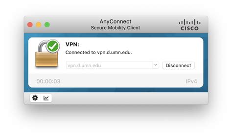Jan 24, 2012 · Enter your UMN Internet ID (x.500) and password. Tap Connec t (the button in the upper right) You will know that you have a VPN connection by looking at the upper left-hand corner of your iPad screen. The letters VPN should appear next to the word “iPad” and the wireless icon and the AnyConnect VPN Status will read “Connected.”. . 