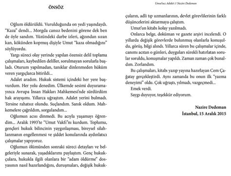 Umut'suz Adalet; Hukuk Devleti Türkiye'de Bir Hukuk Mücadelesi. 