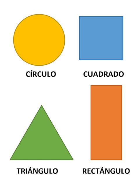 Un cuadrado, un círculo y un triángulo. - Start up anglais bep term professeur.