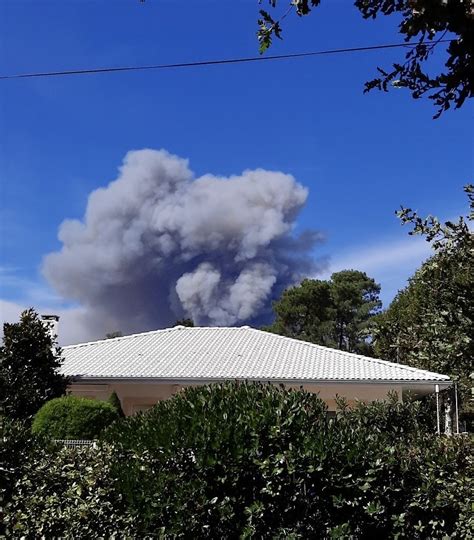 Un départ de feu est signalé à Arès (33) - Incendies et Feux de forêt