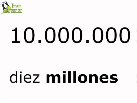Se puede escribir millones en números usando el hecho de que un millón se escribe como 1 seguido de seis ceroso 1000000. A menudo, usamos una coma para separar cada tres dígitos en un millón, por lo que se escribe como 1,000,000. Índice. . 