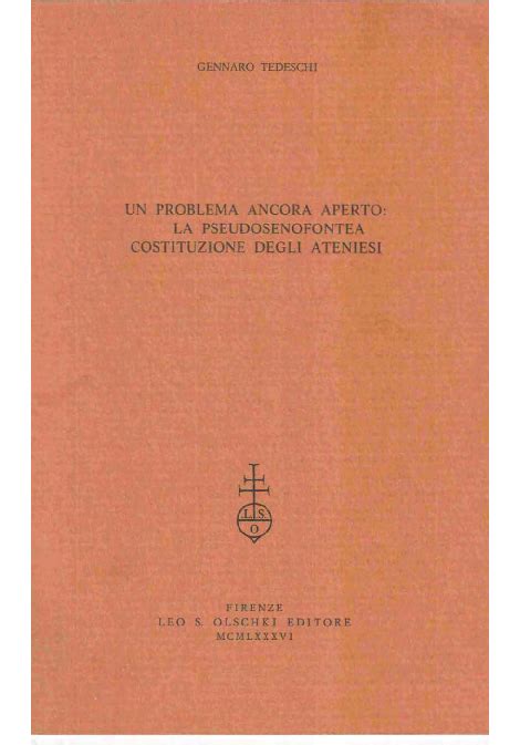 Un problema ancora aperto: la pseudosenofontea Costituzione degli ...