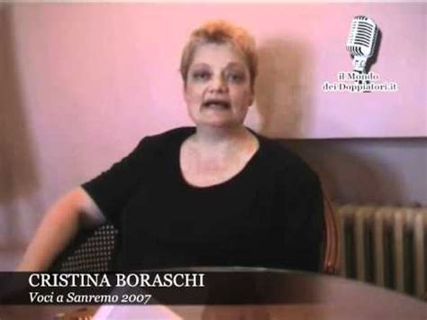 Un saluto da CRISTINA BORASCHI (2007) - YouTube