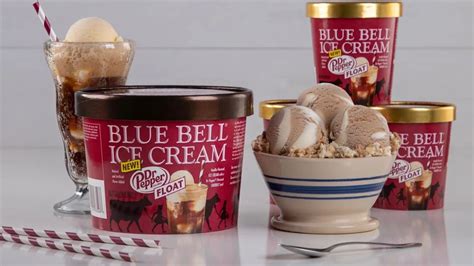 Una nueva combinación: Blue Bell y Dr Pepper se unen para crear un helado flotante