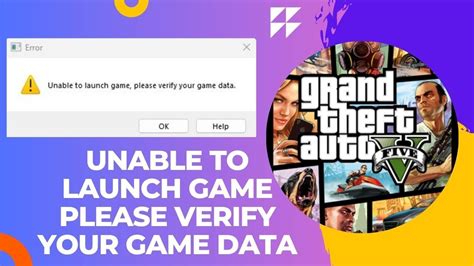 Unable to Launch your Game Please Verify Your Game Data GTA V YouTube