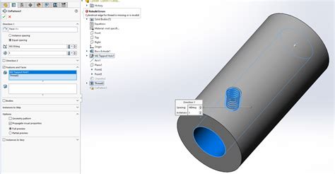 Unable to cut thread on cylindrical surface solidworks. 20 GHz 2.  Windows 10 ...
