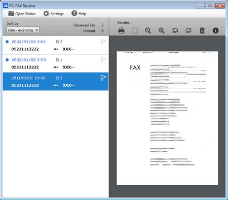 Unable to receive a PC-Fax - Wired or Wireless Network