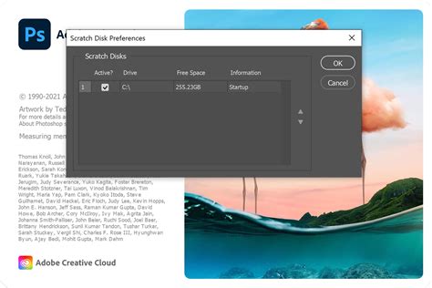 Unable to select new scratch disk on Photoshop 2024