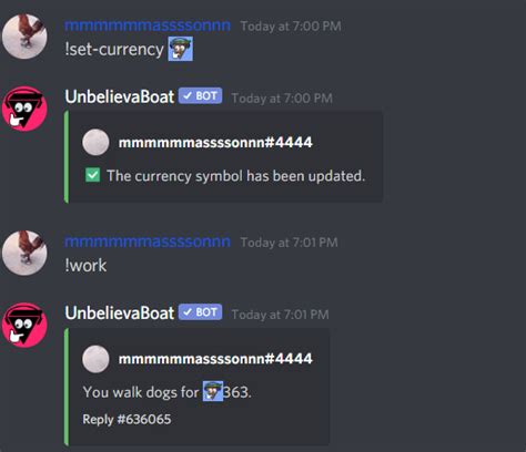 Unbelievaboat Roulette Commands
