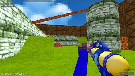 Blocky Gun Paintball unblocked is a super fun shooting game that yo