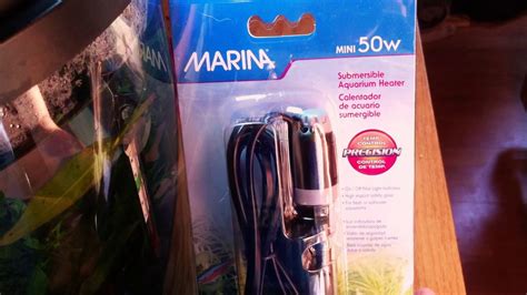 Unboxing Marina Mini 50 Watt Aquarium Heater - YouTube