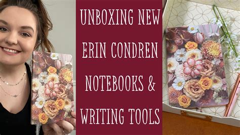 Unboxing new Erin Condren notebooks and writing tools! in 2021
