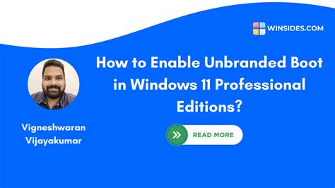 Unbranded boot.  Below are detailed instructions for enabling Unbranded Boot feature...